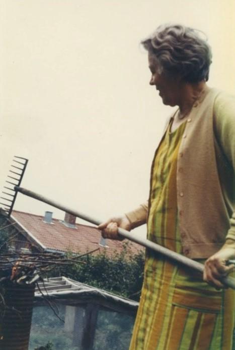 Farmor Ingrid likte godt å tenne opp i «strunken»