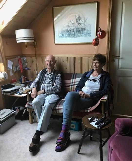 Jon og Aud på loftstua