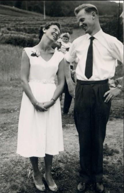 Dordi og Jon giftet seg i Valsøybotn i 1959